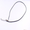DIY jewelry accessories wax wire necklace rope lobster clasp black leather rope pendant rope wax leather rope handmade jewelry pendant