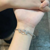 New KT Cat Bell Simple and Versatile Hello Kitty Pendant Push-Pull Bracelet for Best Friend and Girlfriend Gift Bracelet for Women