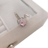Index finger ring rabbit personalized open ring female light luxury temperament internet celebrity cartoon cute sweet cool style diamond