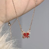 Filigree butterfly necklace love new Chinese style necklace ins butterfly simple