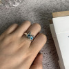 European and American new retro style cat face ring fashionable cartoon kitten women's open ring