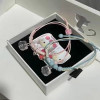 Pink KT cat Hello Kitty braided rope bracelet for student couple Hello Kitty for girlfriend