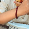 Miao girl ~ red rope bell bracelet hand-woven with bright and playful girly heart decorated with exquisite bow
