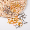 DIY jewelry accessories five-pointed star metal keychain pendant spot wholesale creative special-shaped alloy spring buckle