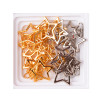 DIY jewelry accessories five-pointed star metal keychain pendant spot wholesale creative special-shaped alloy spring buckle