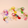 New transparent color balloon dog keychain pendant creative small fresh love accessories bag pendant small gift