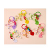New transparent color balloon dog keychain pendant creative small fresh love accessories bag pendant small gift