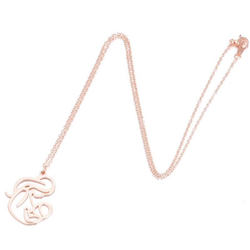 Thanksgiving gift ethnic style fashion cartoon boy girl family mother's day parent-child necklace yiwu accessories