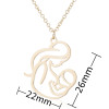 Thanksgiving gift ethnic style fashion cartoon boy girl family mother's day parent-child necklace yiwu accessories