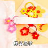 Hyuna small fresh colorful flowers stars bell keychain pendant holiday gift bag earphone set pendant