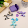 Creative ins style cartoon balloon dog alloy love key chain pendant dij jewelry accessories bag headphone set hanging