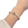 French aquamarine bracelet for women ins light luxury niche design temperament high-end bestie birthday gift