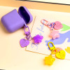 Jelly candy color five-pointed star love keychain pendant diy jewelry accessories luggage headphone set stationery pendant