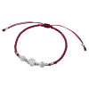 New Chinese style lotus braided bracelet for women, ancient style, hand-woven, adjustable hand rope, Chinese style hand jewelry, couple style