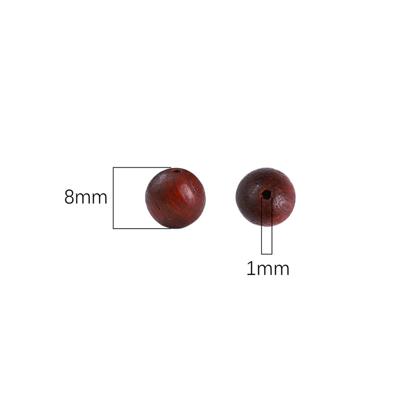 8mm wooden round beads rosewood Burmese flower Thuja cypress sandalwood loose beads beaded antiques handmade diy jewelry bracelet accessories