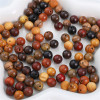 Handmade diy hand-strung wooden beads wooden beads loose beads thuja gold sandalwood 8mm round beads black rosewood beads wholesale