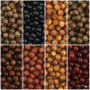 Handmade diy hand-strung wooden beads wooden beads loose beads thuja gold sandalwood 8mm round beads black rosewood beads wholesale