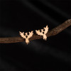 New style simple and versatile design niche fashion personality niche stainless steel bird totem earrings earrings for women