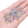 2-4mm domestic phantom pearlescent dye core glass rice beads beading handmade diy homemade loose beads bracelet necklace accessories