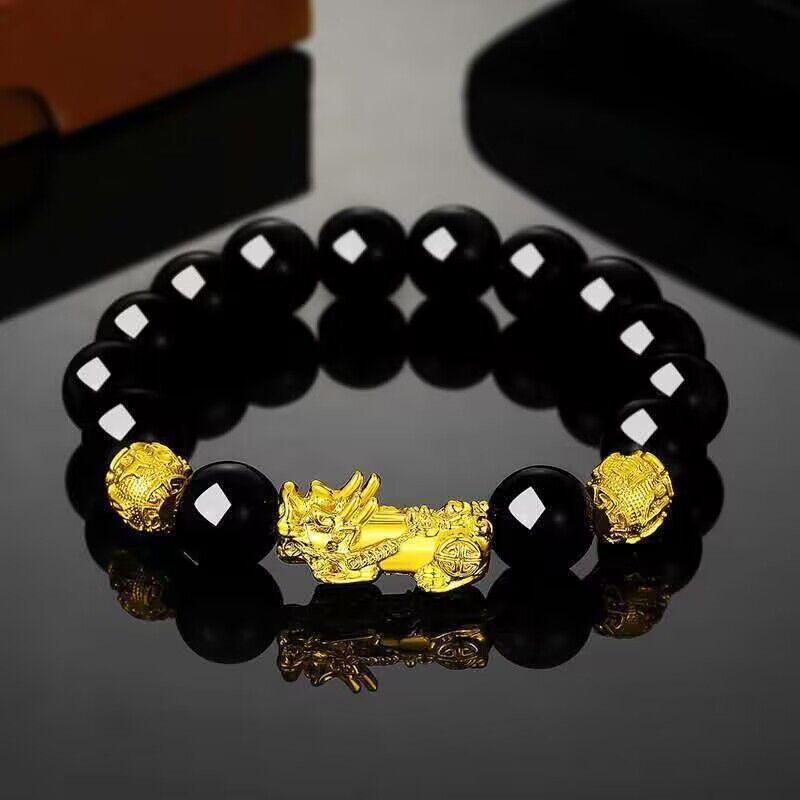 Resin bracelet without inlaid Pixiu bracelet men's zodiac year universal couple bracelet