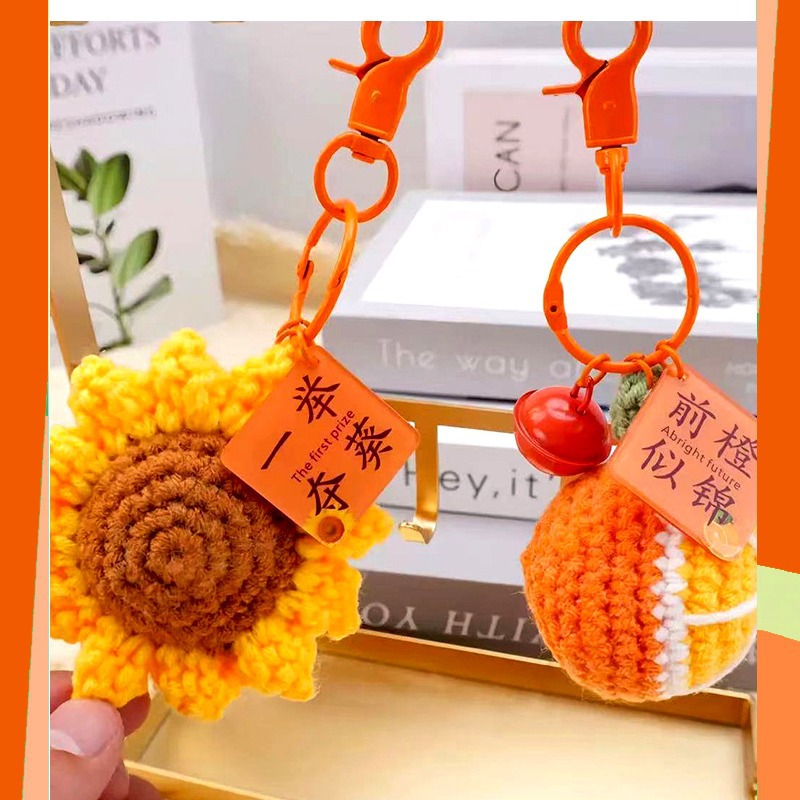 Clamp buckle with clip ring jewelry accessories paint creative acrylic double-sided text plate key chain school bag pendant gift