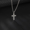 Foreign trade stainless steel pendant cross men's necklace hip-hop clothing accessories accessories personalized jewelry cross-border wholesale