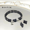 New Chinese style national style bamboo safety lock tassel bracelet design niche bracelet personality temperament men and women retro