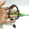 New Chinese style national style bamboo safety lock tassel bracelet design niche bracelet personality temperament men and women retro