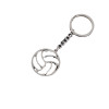 Cross-border stainless steel keychain fashionable non-fading geometric round volleyball football pendant animal pendant wholesale