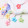 Mixed random bead chain 10 pieces 