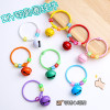 45mm color painted bell key ring pendant diy candy color girly heart creative bag pendant small gift