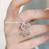 Xiangyun Bell Safe Lock Necklace for Women New Chinese Style Niche Rabbit Clavicle Chain Best Friend Gift for Girls