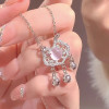Xiangyun Bell Safe Lock Necklace for Women New Chinese Style Niche Rabbit Clavicle Chain Best Friend Gift for Girls