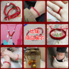 0.4-2.5mm red jade wire bracelet braided red rope DIY hand rope material ring Chinese knot jade wire red wire rope