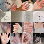 [No. 1] Light luxury necklace, sweet love clavicle chain, niche high-end necklace ins student exquisite