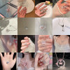 [No. 1] Light luxury necklace, sweet love clavicle chain, niche high-end necklace ins student exquisite