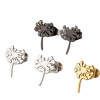 Japanese and Korean version of mini dandelion earrings ins feminine simple stainless steel personalized flower earrings wholesale