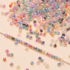 Faceted Symphony Diamond Crystal Beads Scattered Beads Handmade DIY Bracelet Necklace Bead Material Glass Jewelry Accessories