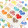 Round beads 10mm pink 20g/pack about 42 pieces 