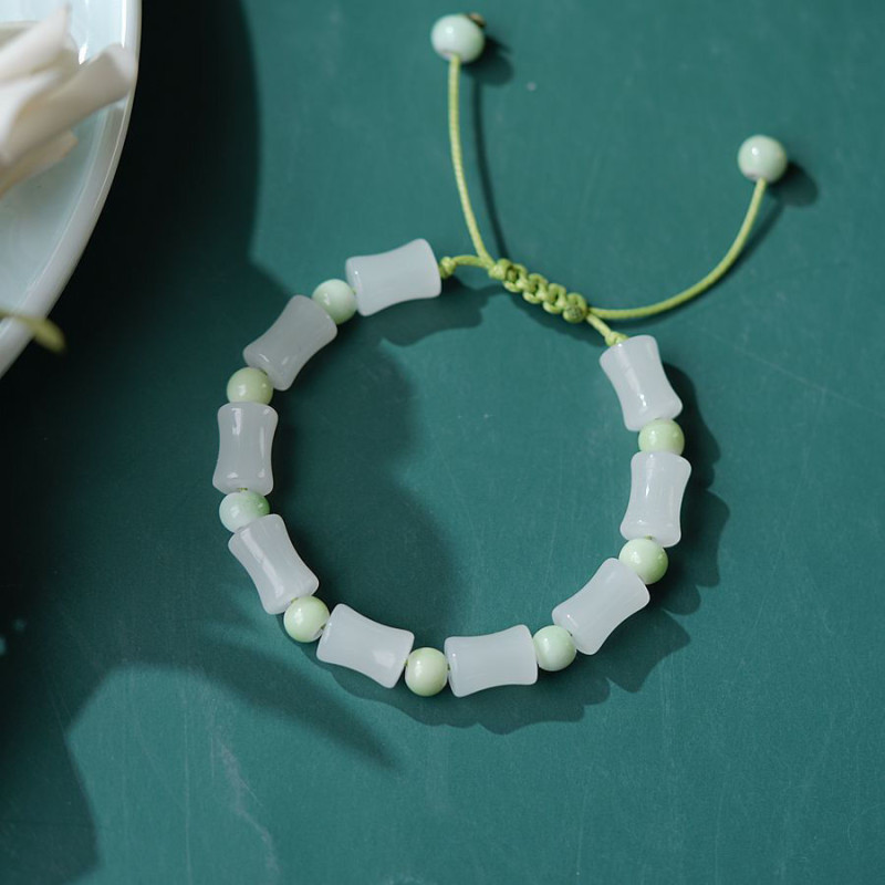 New Chinese style light luxury bamboo bracelet for women ins niche fashion versatile design high quality