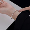 High-end water ripple bracelet women's solid bracelet young style high-end ins bracelet