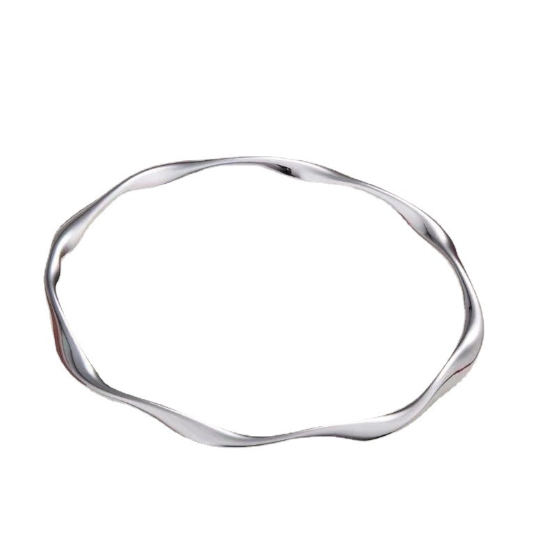 High-end water ripple bracelet women's solid bracelet young style high-end ins bracelet