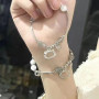 kitty cat bracelet female ins niche design simple and versatile couple student bracelet