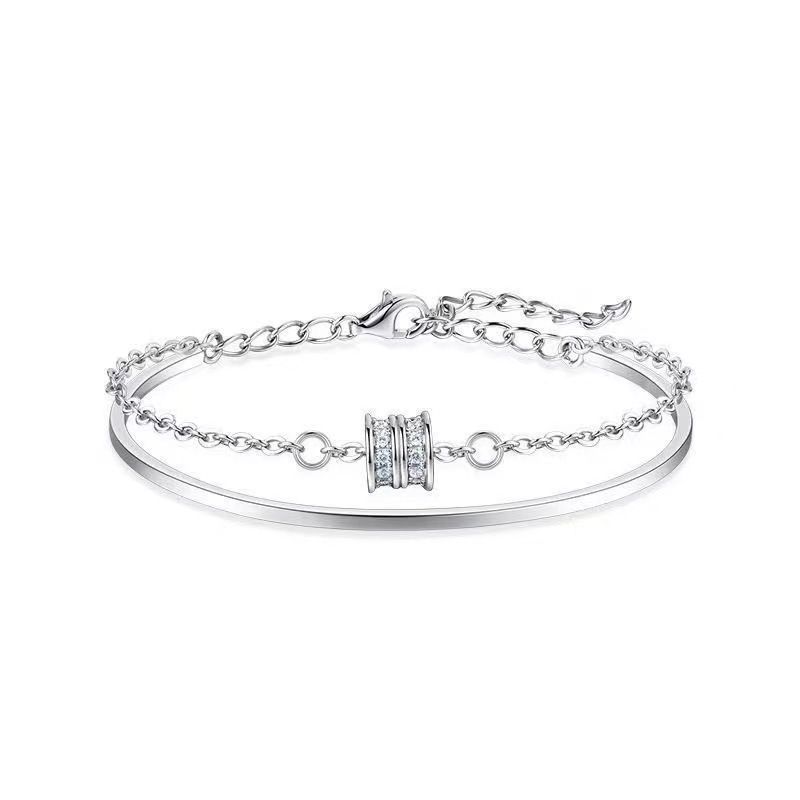 Small waist bracelet for women ins niche design half bracelet half chain high-end jewelry new style boudoir
