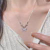 Butterfly necklace for women, versatile, high-end, ins style, light luxury, niche design, exquisite clavicle chain