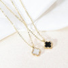 Four-leaf clover necklace, women's fashion, small fragrance, light luxury, niche women's clavicle accessories, versatile clavicle chain