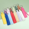 Leather keychain keychain pendant DIY jewelry accessories keychain pendant bag mobile phone chain pendant material