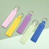 Leather keychain keychain pendant DIY jewelry accessories keychain pendant bag mobile phone chain pendant material