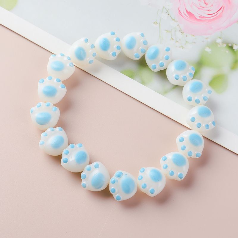 Gradient Color Cute Cat Claw Bamboo Bracelet Couple BFF Simple Bracelet Personalized Niche Design Sense High-end