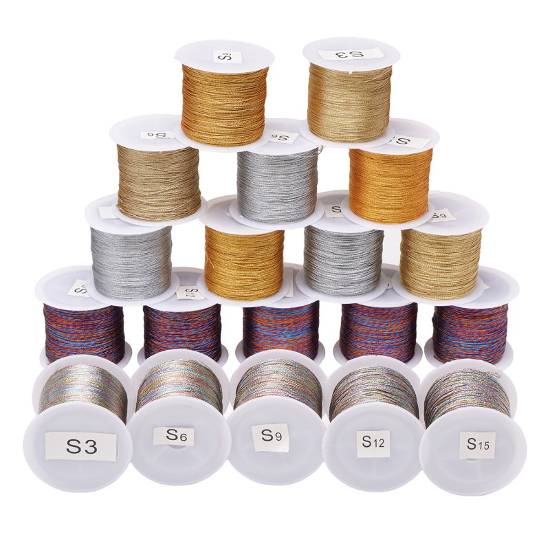 6 strands of magic thread strands gold thread braided rope hand rope diy jewelry pendant bracelet braided rope 3 strands of magic rope